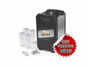 Beer Buddy Version 2020 Bottoms Up Beer Zapfanlage mobil, da ohne Strom. Für alle 5 Liter Partyfässer. Starterpaket inklusive Mehrwegbecher, Co2 Kapseln und Magneten. - 1